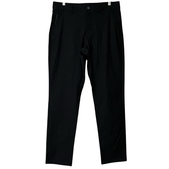 Weatherproof Hybrid Tech Pants 32x32 Black Water Resistant Pockets Stretch NWT - Picture 1 of 8